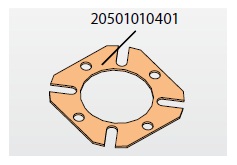 Гумове ущільнення моторедуктора - 20501010401